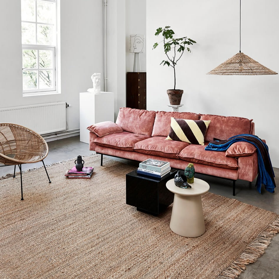 Side Table Earthenware Cream by HKLIVING – Sturdy, Sculptural Accent for Modern Homes