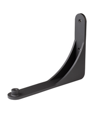 Le Feu Dome Wall Mount in Black, the curved wall bracket for Dome bioethanol fireplaces