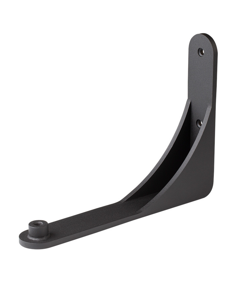 Le Feu Dome Wall Mount in Black, the curved wall bracket for Dome bioethanol fireplaces