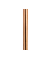 Le Feu wide Ø6 pole in Rose Gold for the Dome Steel pedestal bioethanol fireplace