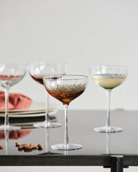 Garo Cocktail Glass Amber