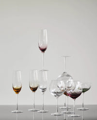 Garo Champagne Glass Amber