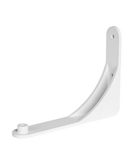Le Feu Dome Wall Mount in White, the curved wall bracket for Dome bioethanol fireplaces