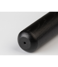 Close-up of a Black Le Feu Dome Leg