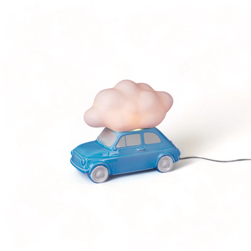 Seletti Nuvola Table Lamp - Cloud & Car Design in Glass & Porcelain