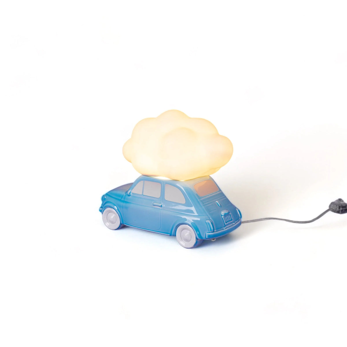 Seletti Nuvola Table Lamp - Cloud & Car Design in Glass & Porcelain