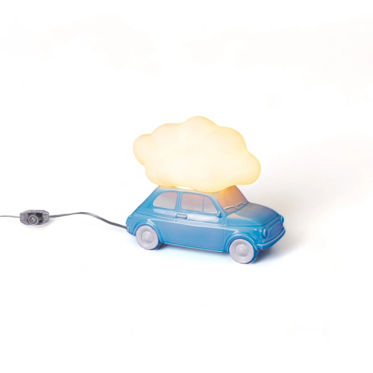 Seletti Nuvola Table Lamp - Cloud & Car Design in Glass & Porcelain