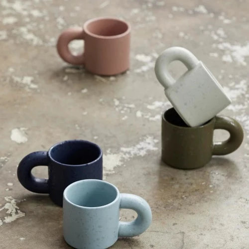 selection of Jose mugs, in different colours