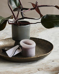 Danna Round Tray Antique Brass