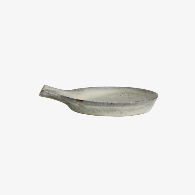 TORC ceramic spoon rest off white glaze