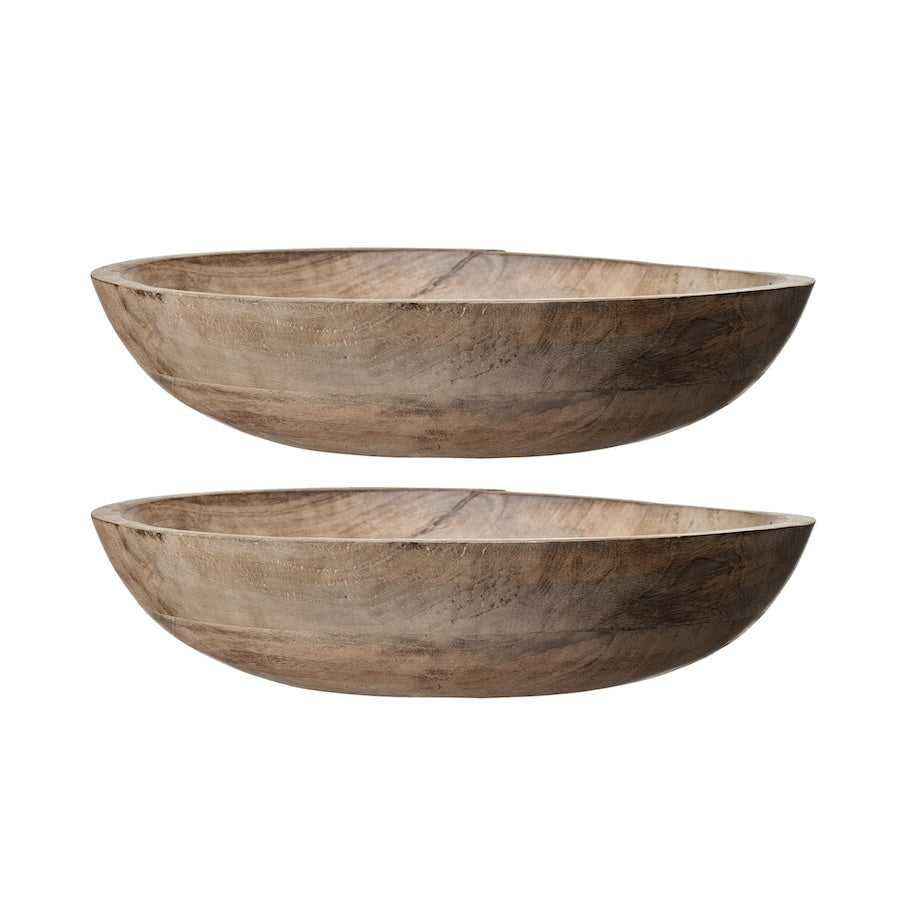 AMBA Bowl Set of 2 Black or Natural