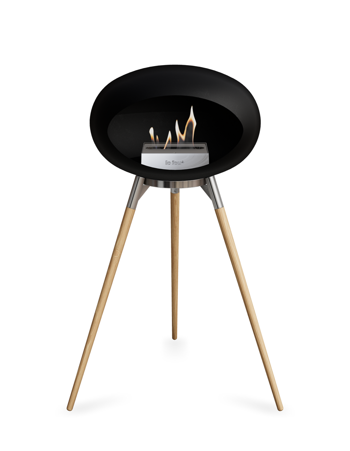 Le Feu Dome Ground High – Freestanding Bioethanol Fireplace (Classic 525)