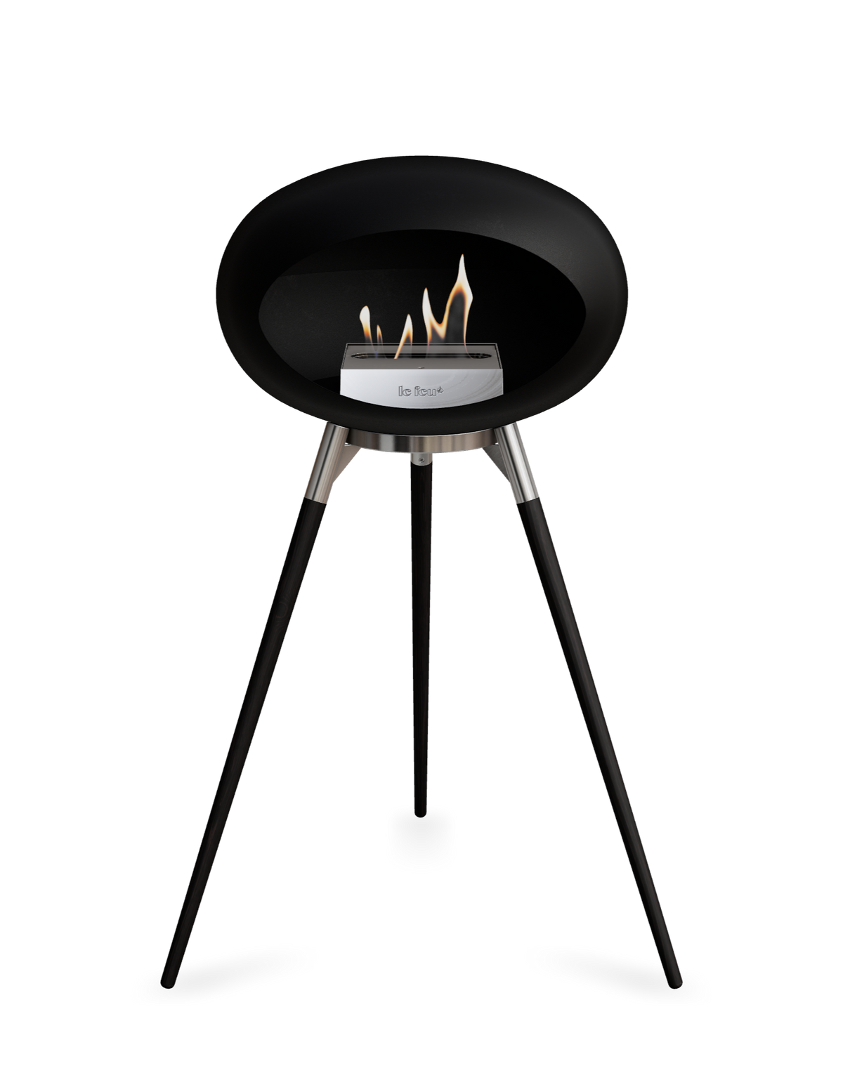 Le Feu Dome Ground High – Freestanding Bioethanol Fireplace (Classic 525)