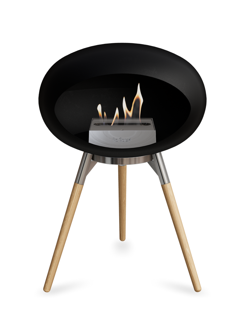 Le Feu Dome Ground Low – Freestanding Bioethanol Fireplace, Classic Size