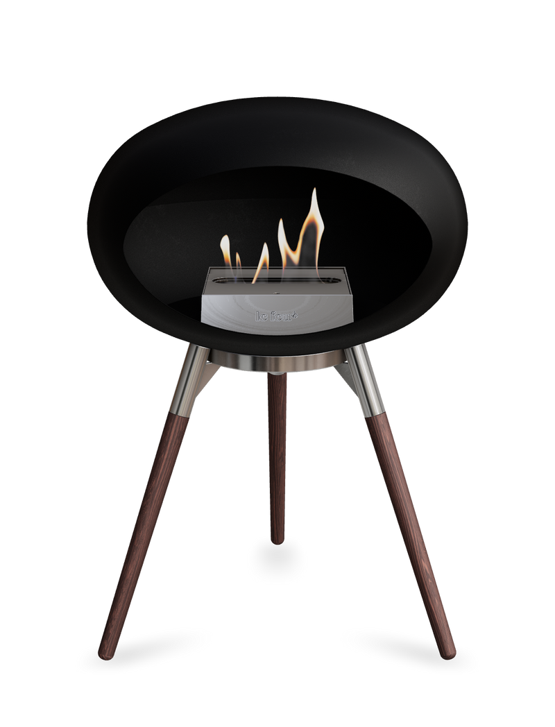 Le Feu Dome Ground Low – Freestanding Bioethanol Fireplace, Classic Size