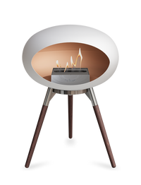 Le Feu Dome Ground Low – Freestanding Bioethanol Fireplace, Classic Size