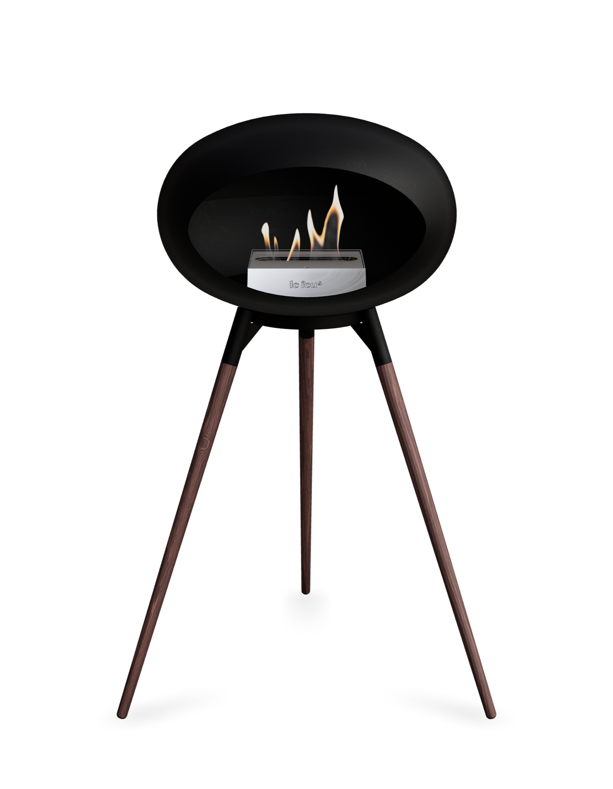Le Feu Dome Ground High – Freestanding Bioethanol Fireplace (Classic 525)