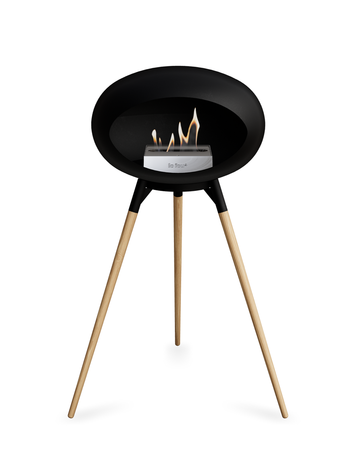 Le Feu Dome Ground High – Freestanding Bioethanol Fireplace (Classic 525)
