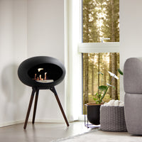 Le Feu Dome Ground Low – Freestanding Bioethanol Fireplace, Classic Size