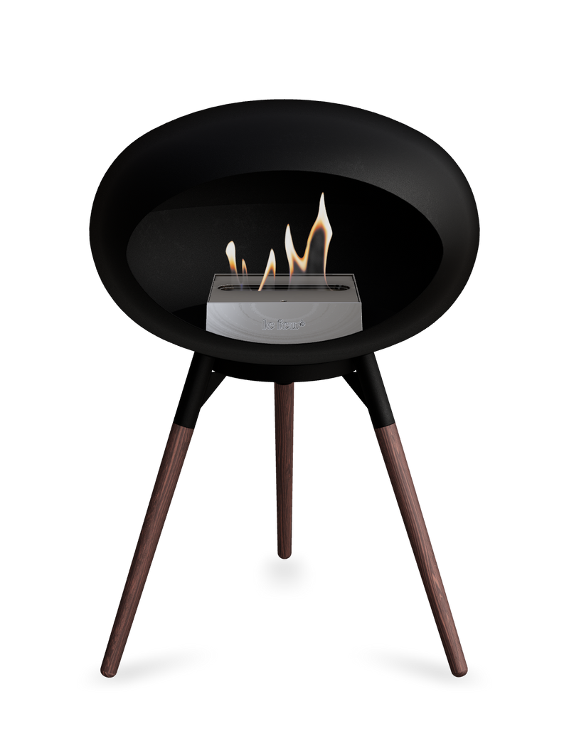 Le Feu Dome Ground Low – Freestanding Bioethanol Fireplace, Classic Size