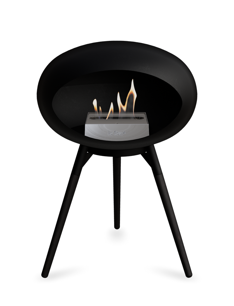 Le Feu Dome Ground Low – Freestanding Bioethanol Fireplace, Classic Size