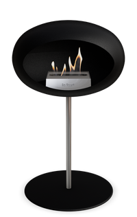 Le Feu Dome Steel Low – Bioethanol Fireplace, Classic Dome