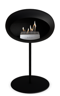 Le Feu Dome Steel Low – Bioethanol Fireplace, Classic Dome