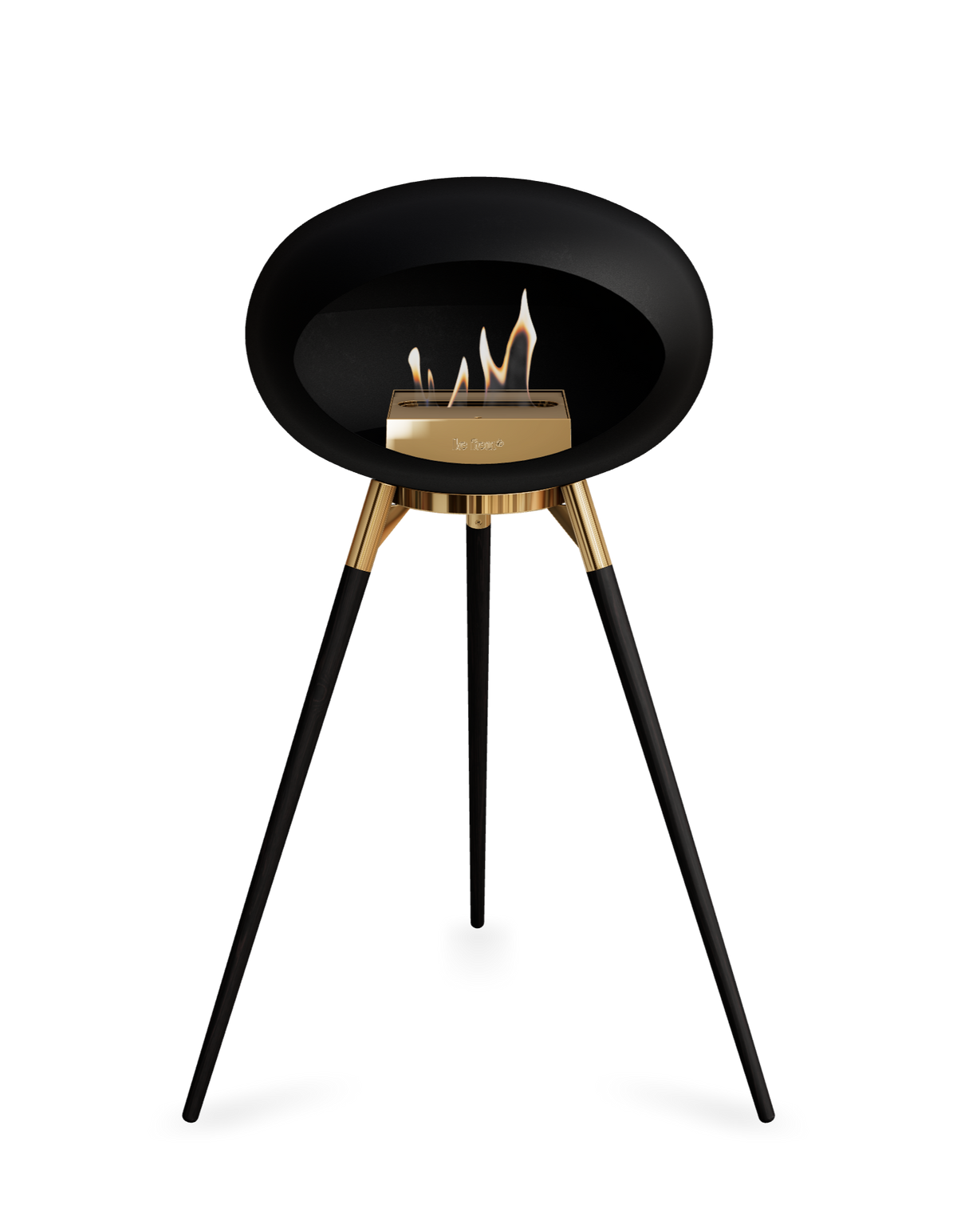 Le Feu Dome Ground High – Freestanding Bioethanol Fireplace (Classic 525)