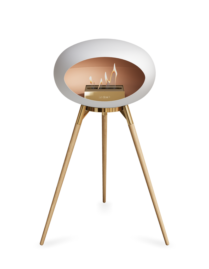 Le Feu Dome Ground High – Freestanding Bioethanol Fireplace (Classic 525)