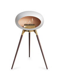 Le Feu Dome Ground High – Freestanding Bioethanol Fireplace (Classic 525)