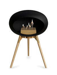 Le Feu Dome Ground Low – Freestanding Bioethanol Fireplace, Classic Size