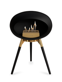 Le Feu Dome Ground Low – Freestanding Bioethanol Fireplace, Classic Size