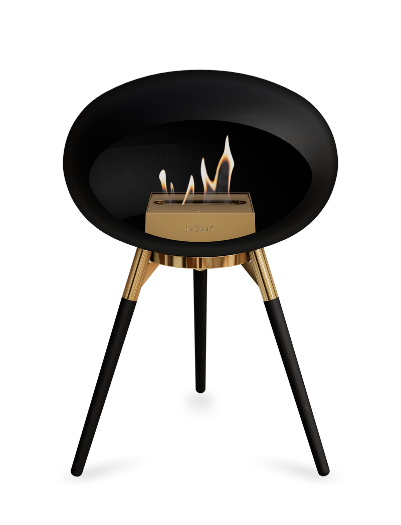 Le Feu Dome Ground Low – Freestanding Bioethanol Fireplace, Classic Size