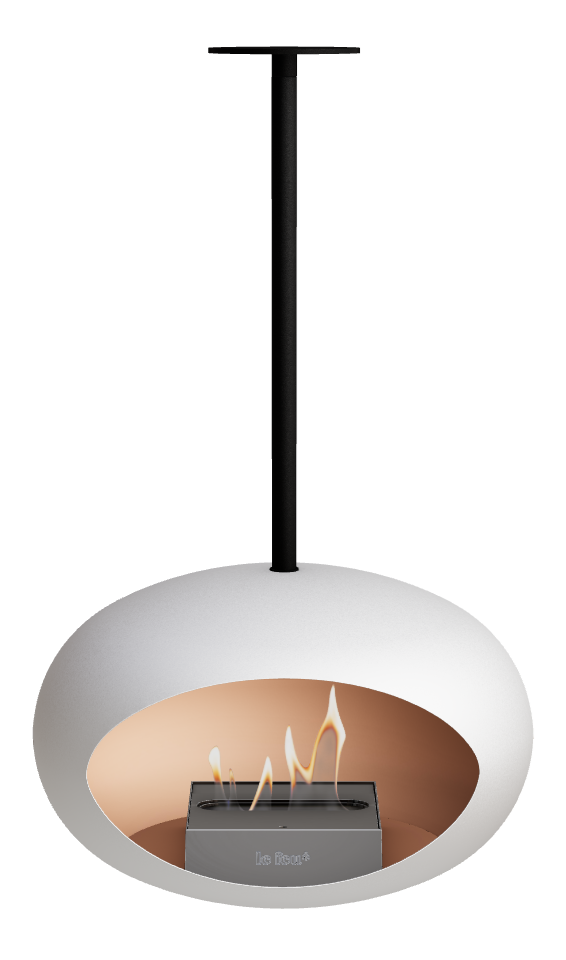 Le Feu Dome Sky – Ceiling-Hung Bioethanol Fireplace, Classic