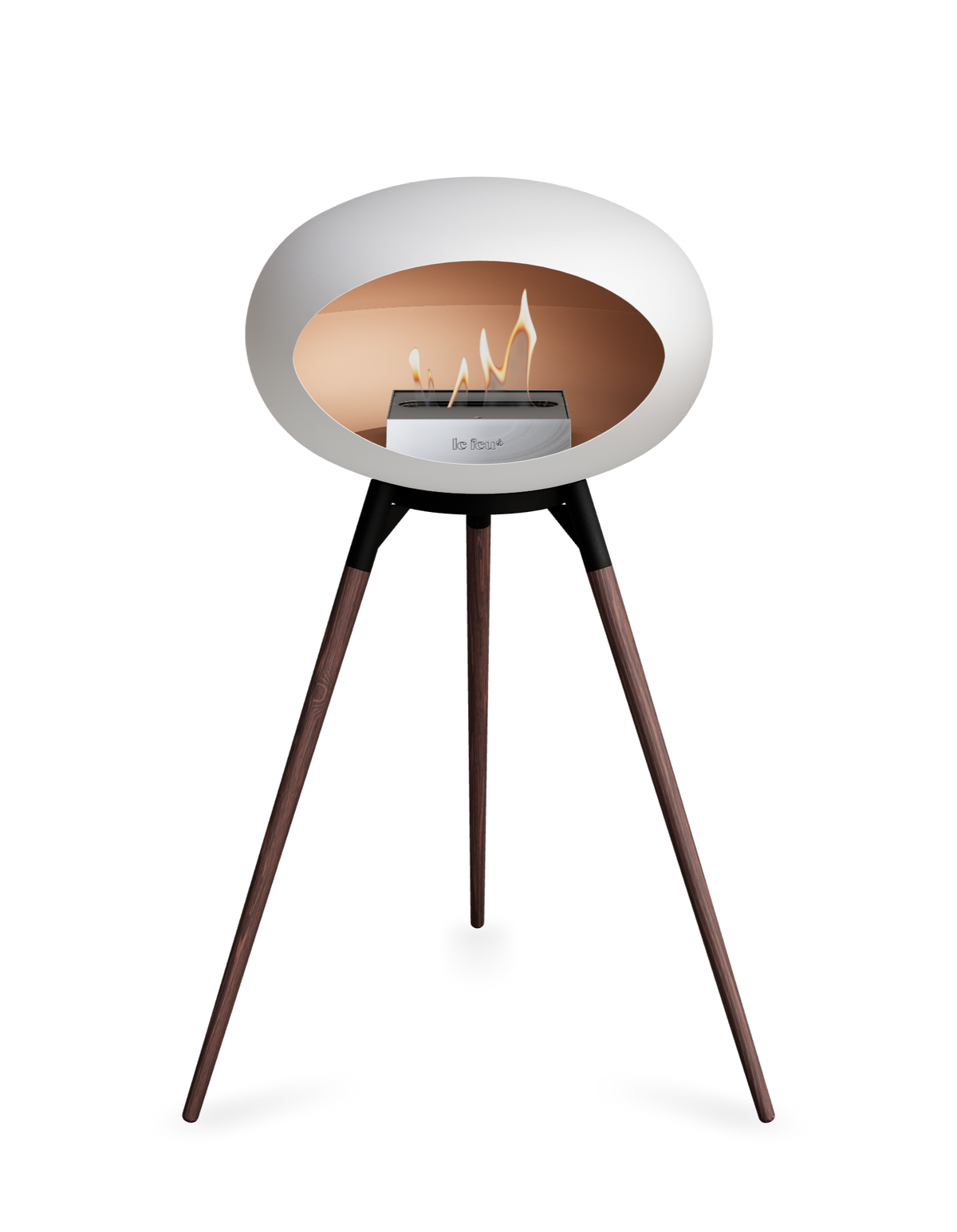 Le Feu Dome Ground High – Freestanding Bioethanol Fireplace (Classic 525)