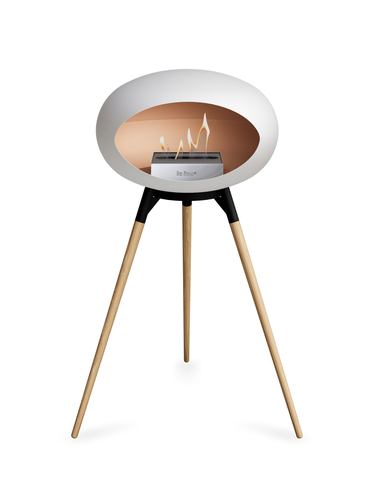 Le Feu Dome Ground High – Freestanding Bioethanol Fireplace (Classic 525)