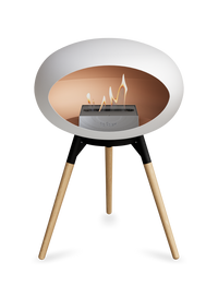 Le Feu Dome Ground Low – Freestanding Bioethanol Fireplace, Classic Size