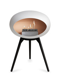 Le Feu Dome Ground Low – Freestanding Bioethanol Fireplace, Classic Size