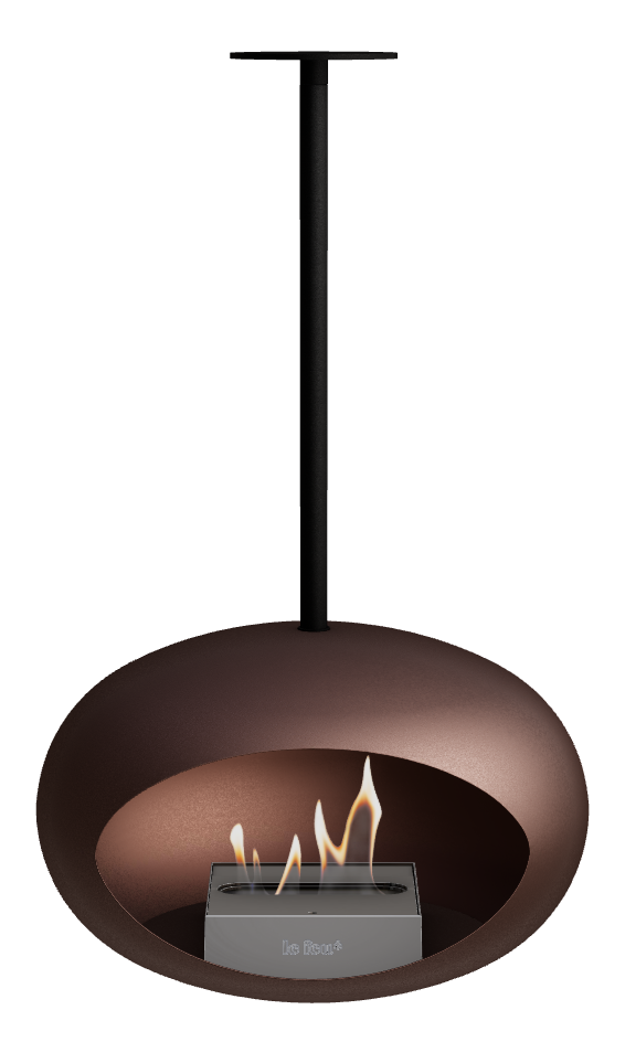 Le Feu Dome Sky – Ceiling-Hung Bioethanol Fireplace, Classic