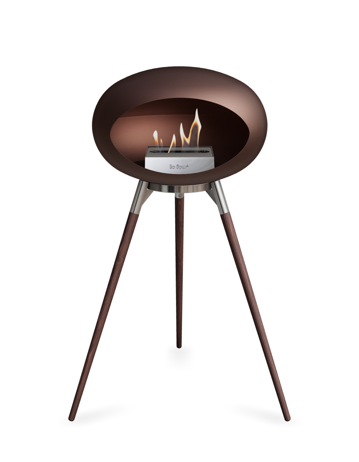 Le Feu Dome Ground High – Freestanding Bioethanol Fireplace (Classic 525)