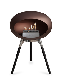 Le Feu Dome Ground Low – Freestanding Bioethanol Fireplace, Classic Size