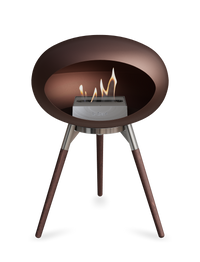 Le Feu Dome Ground Low – Freestanding Bioethanol Fireplace, Classic Size