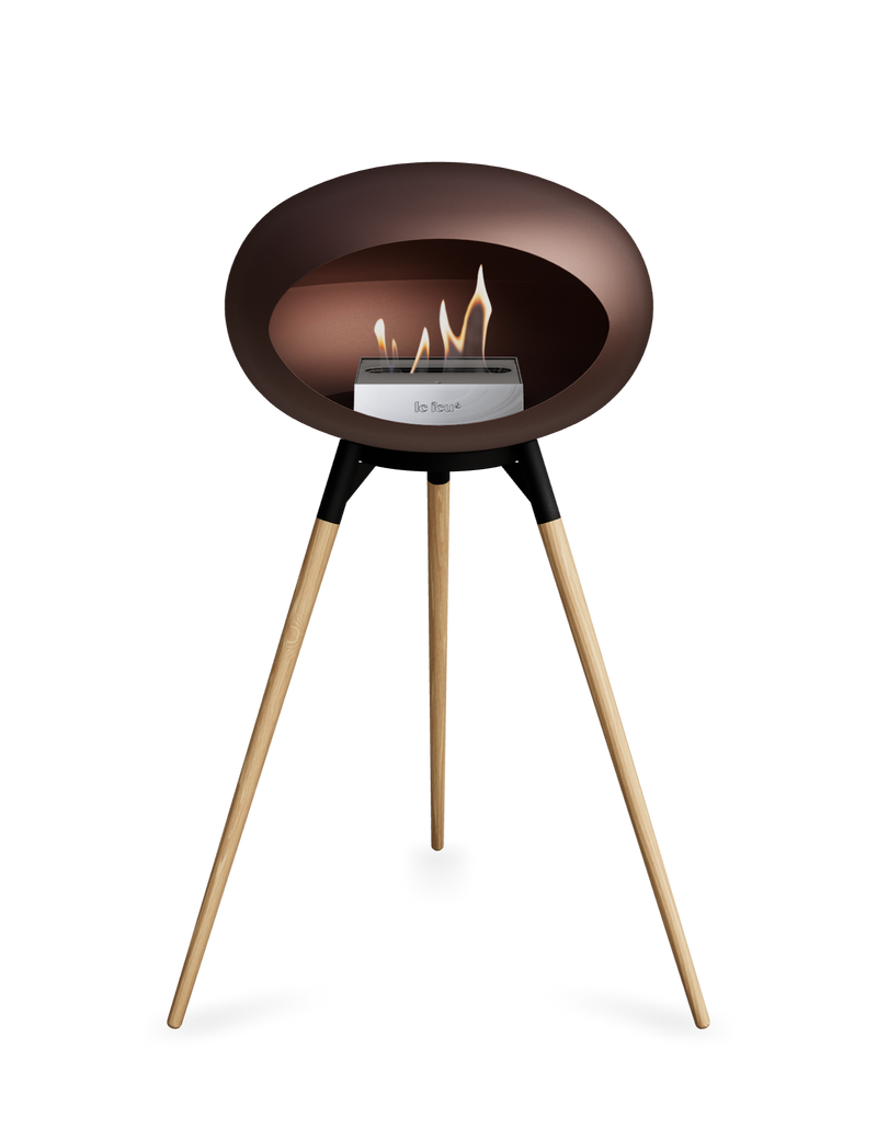 Le Feu Dome Ground High – Freestanding Bioethanol Fireplace (Classic 525)