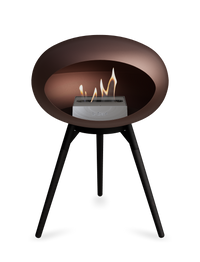 Le Feu Dome Ground Low – Freestanding Bioethanol Fireplace, Classic Size