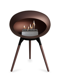 Le Feu Dome Ground Low – Freestanding Bioethanol Fireplace, Classic Size