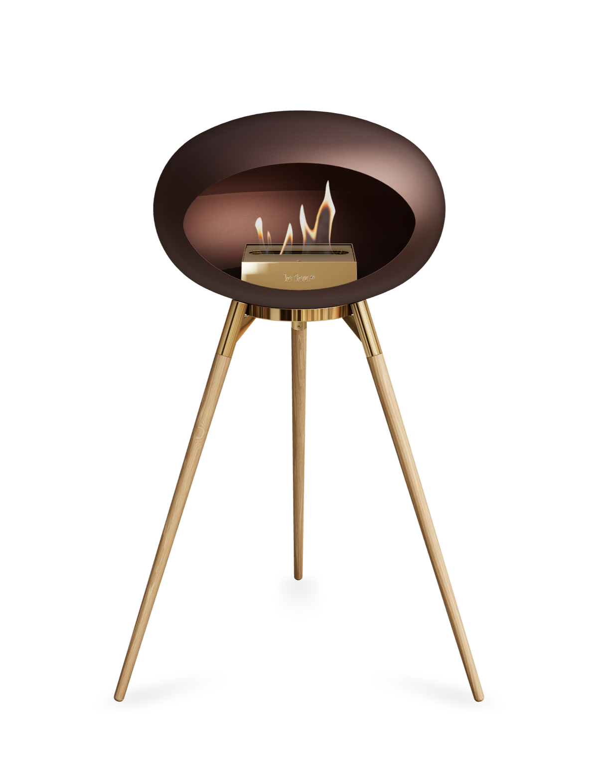 Le Feu Dome Ground High – Freestanding Bioethanol Fireplace (Classic 525)