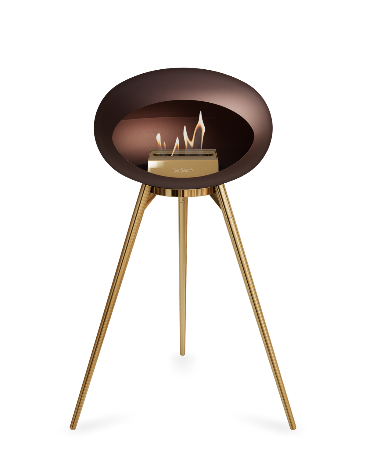 Le Feu Dome Ground High – Freestanding Bioethanol Fireplace (Classic 525)