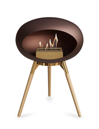 Le Feu Dome Ground Low – Freestanding Bioethanol Fireplace, Classic Size