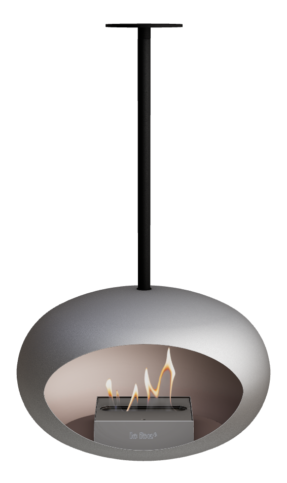 Le Feu Dome Sky – Ceiling-Hung Bioethanol Fireplace, Classic