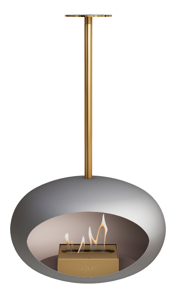 Le Feu Dome Sky – Ceiling-Hung Bioethanol Fireplace, Classic
